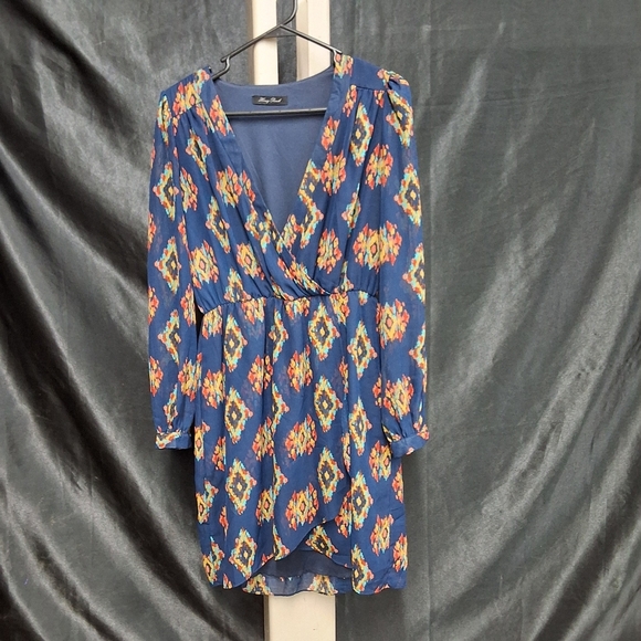 Honey Punch Colorful Floral Long Sleeve Romper - Picture 6 of 7